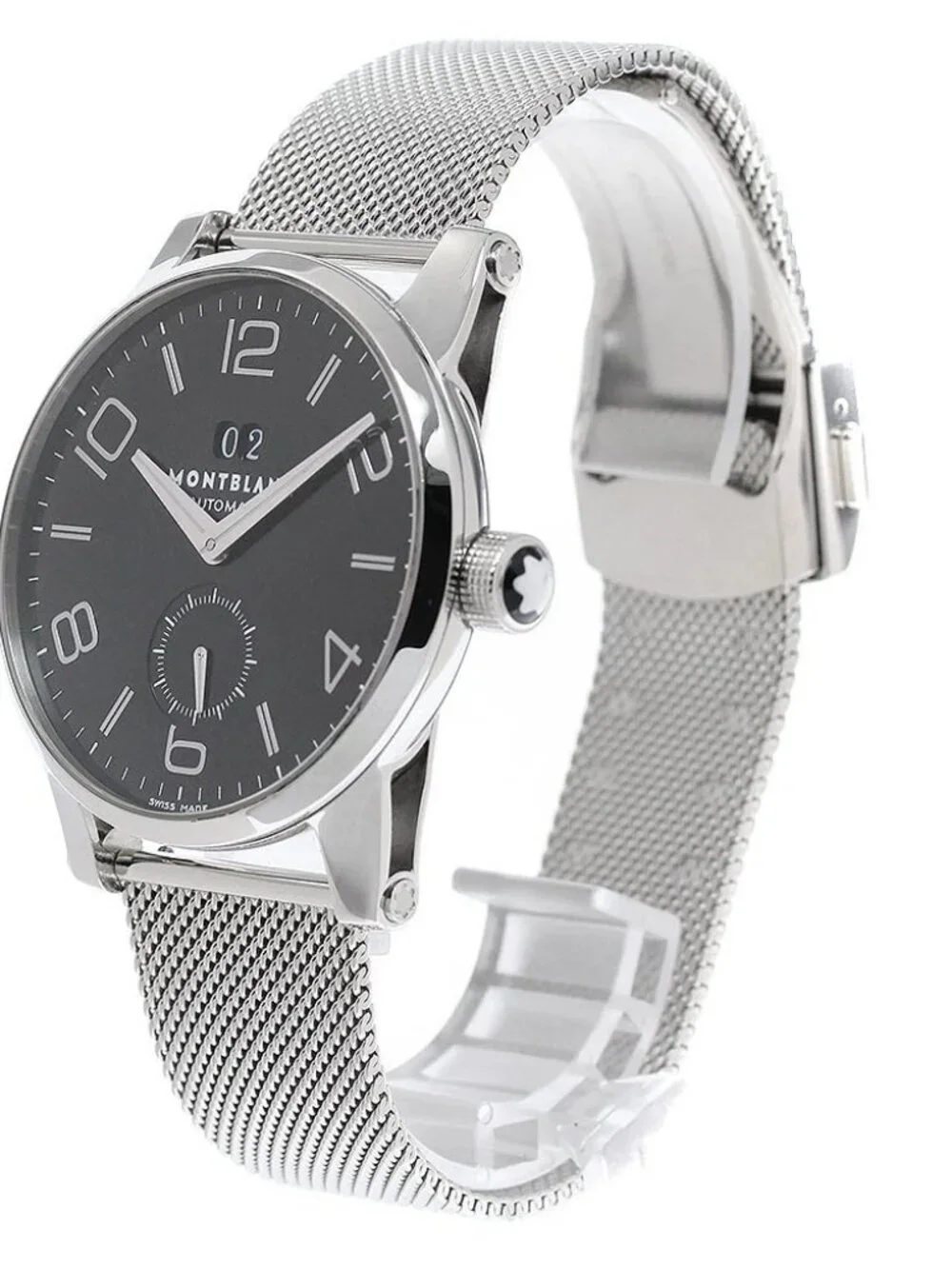 MONTBLANC Time walker 7050 Big date black Dial Automatic Men's Watch_963319